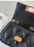 Valentino Quiltie 67 Small Shoulder Bag in Black Leather