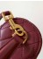 Saint Laurent Gaby Mini Vanity Bag in Bordeaux Lambskin