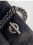 Saint Laurent Niki Medium Shopping Bag in Noir Vintage Calfskin