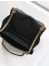 Saint Laurent Niki Tripouch Bag in Black Vintage Leather