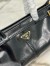 Prada Medium Tote Bag in Black Soft Leather