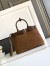 Prada Buckle Medium Bag with Belt in Cocoa Suede Calfskin