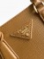 Prada Mini Galleria Bag in Brown Saffiano Leather