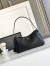 Prada Aimee Medium Shoulder Bag in Black Leather 