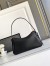 Prada Aimee Medium Shoulder Bag in Black Leather 