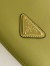 Prada Demi-lune Large Shoulder Bag in Pistachio Leather