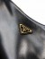 Prada Explore Large Shoulder Bag in Black Nappa Lambskin