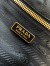 Prada Explore Large Shoulder Bag in Black Nappa Lambskin