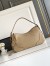 Prada Aimee Large Shoulder Bag in Sand Beige Buckskin