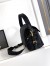 Prada Explore Large Flap Shoulder Bag in Black Re-Nylon