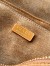 Prada Explore Medium Flap Bag in Brown Suede Calfskin