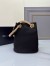 Prada Mariner Small Bucket Bag in Black Re-Nylon