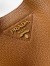 Prada Small Tote Bag in Caramel Grained Leather