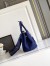 Prada Jardiniere Small Tote Bag in Blue Cotton Canvas