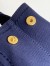 Prada Jardiniere Small Tote Bag in Blue Cotton Canvas
