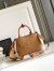 Prada Jardiniere Small Tote Bag in Brown Cotton Canvas