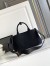 Prada Jardiniere Large Tote Bag in Black Cotton Canvas