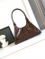 Prada Medium Tote Bag in Burgundy Vintage Leather
