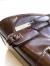 Prada Medium Tote Bag in Burgundy Vintage Leather