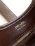 Prada Medium Tote Bag in Burgundy Vintage Leather