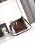 Prada Bonnie Mini Shoulder Bag in Dark Brown Calfskin