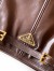 Prada Bonnie Mini Shoulder Bag in Dark Brown Calfskin