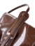 Prada Bonnie Mini Shoulder Bag in Dark Brown Calfskin