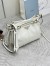 Prada Bonnie Mini Shoulder Bag in White Calfskin