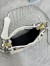 Prada Bonnie Mini Shoulder Bag in White Calfskin