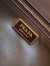 Prada Soft Sound Medium Shoulder Bag in Brown Suede Calfskin