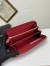 Prada Zip Around Wallet in Red Saffiano Calfskin