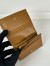 Prada Small Wallet in Caramel Saffiano Calfskin
