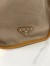 Prada Bonnie Large Tote Bag in Linen and Leather 