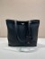 Prada Men's Tote Bag in Black Grained Calfskin