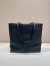 Prada Men's Tote Bag in Black Grained Calfskin