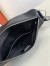 Prada Triangle Shoulder Bag In Black Saffiano Leather