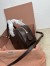 Miu Miu Arcadie Medium Bag in Dark Brown Leather