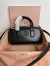 Miu Miu Arcadie Medium Bag in Black Leather