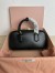 Miu Miu Arcadie Medium Bag in Black Leather