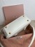 Miu Miu Arcadie Medium Bag in White Leather