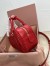 Miu Miu Arcadie Medium Bag in Red Matelasse Leather