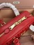 Miu Miu Arcadie Medium Bag in Red Matelasse Leather