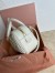 Miu Miu Arcadie Medium Bag in White Matelasse Leather