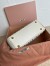 Miu Miu Arcadie Medium Bag in White Matelasse Leather