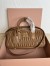 Miu Miu Arcadie Large Bag in Caramel Matelasse Leather
