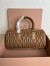 Miu Miu Arcadie Large Bag in Caramel Matelasse Leather