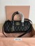 Miu Miu Arcadie Large Bag in Black Matelasse Leather