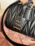 Miu Miu Arcadie Large Bag in Black Matelasse Leather