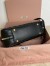 Miu Miu Arcadie Large Bag in Black Matelasse Leather