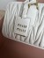 Miu Miu Arcadie Large Bag in White Matelasse Leather
